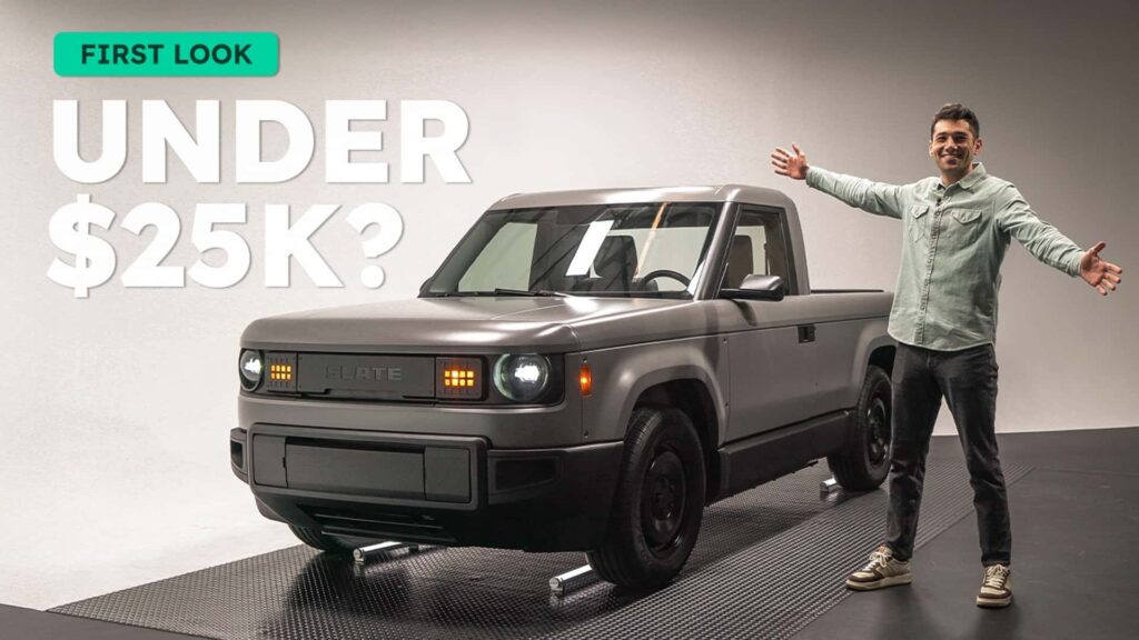 Slate Emerges From Stealth With A Low-Cost, Transforming EV Pickup