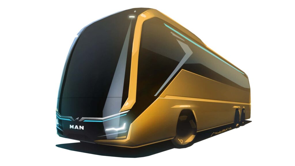 MAN’s First Electric Coach Has An Enormous Battery Pack