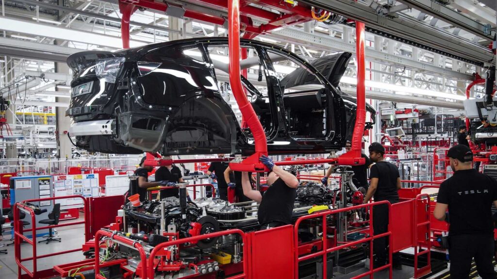 Tesla Model Y Assembly Workers Told To Stay Home For A Week: Report
