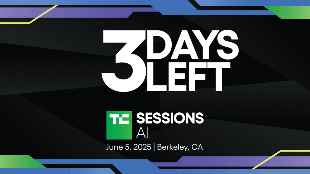 3 days until the doors open at TC Sessions: AI at UC Berkeley