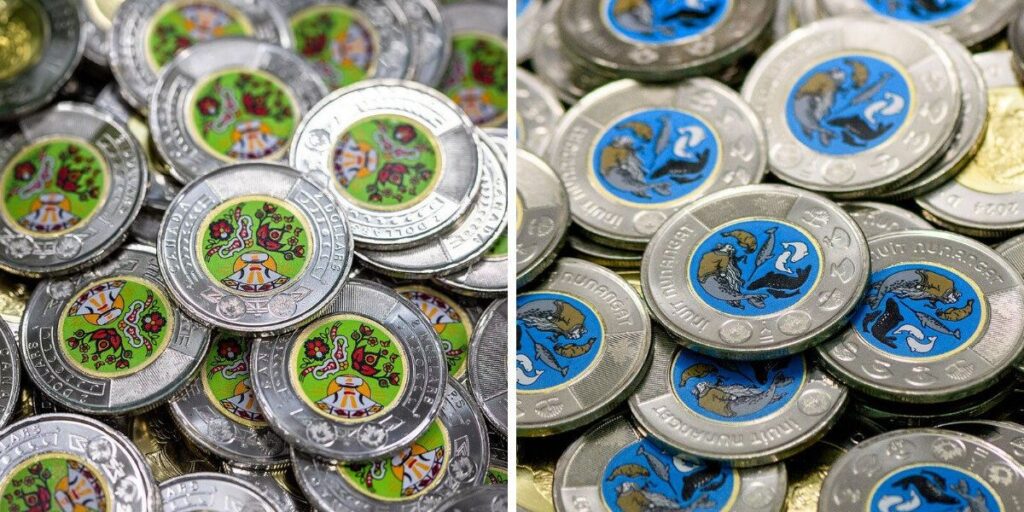 9 of the most colourful Canadian coins you can find in your change