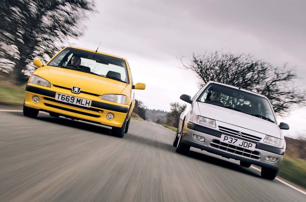 90s babies: Peugeot 106 GTi vs Citroen Saxo VTS