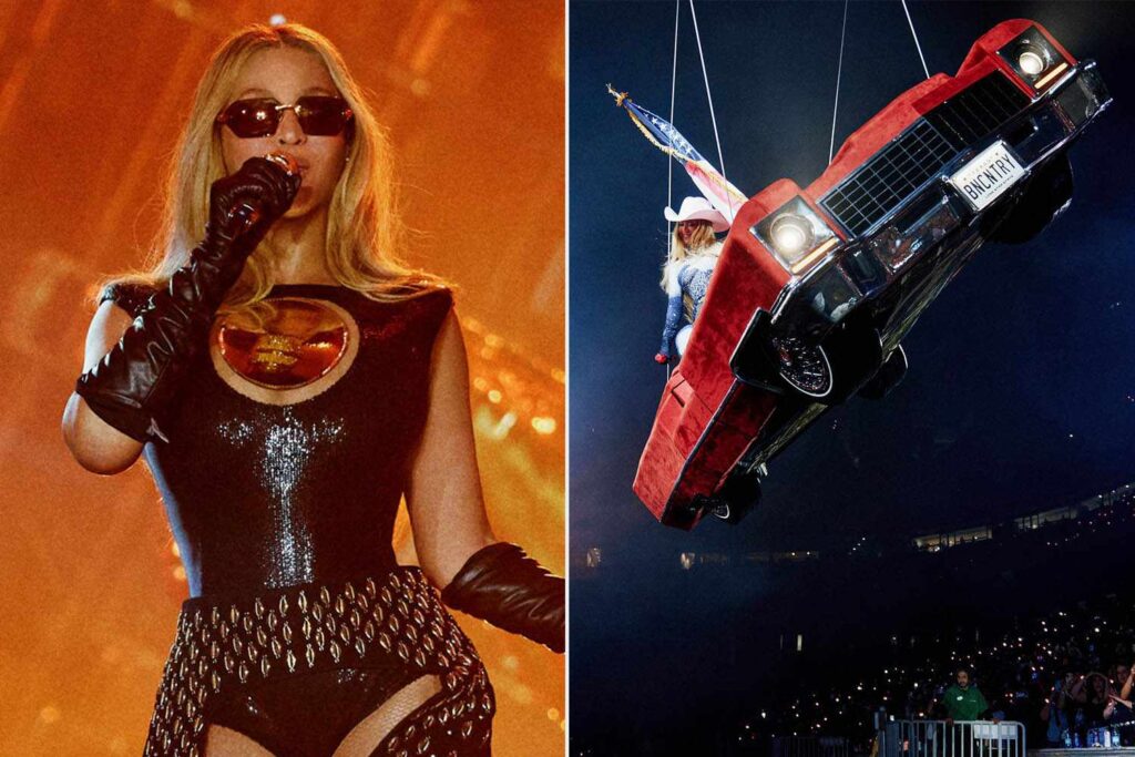 Beyoncé gets stuck in flying car after ‘technical mishap’ at concert