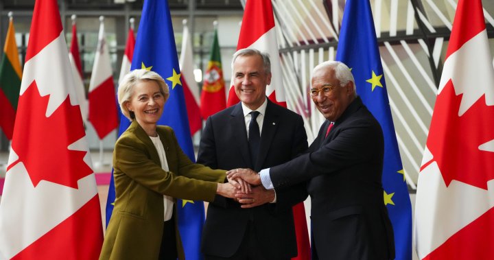 Canada signs new partnership with Europe to deepen security, trade ties – National