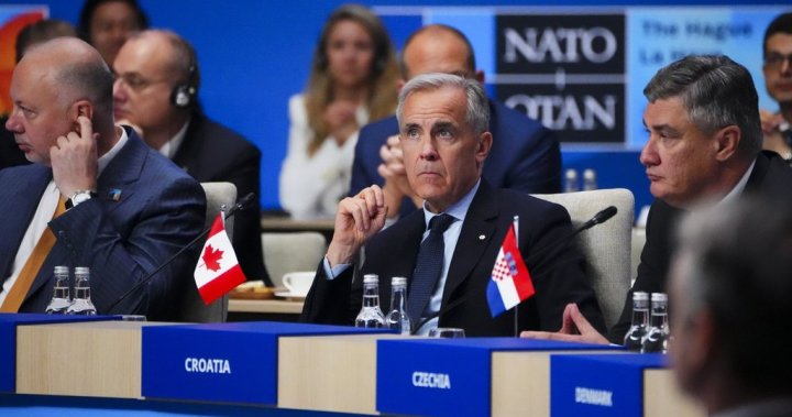 Canada to spend 5% of GDP on defence by 2035, Carney says – National