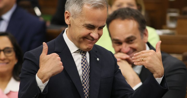 Carney calls House Speaker ‘Mr. Prime Minister,’ prompting laughs from MPs – National