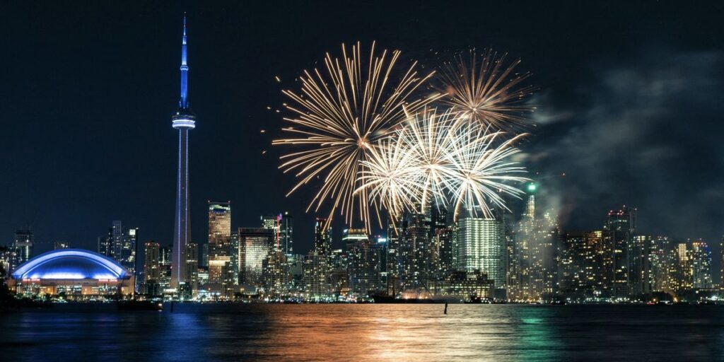 Here’s how you can watch Canada Day fireworks for free in Toronto this year