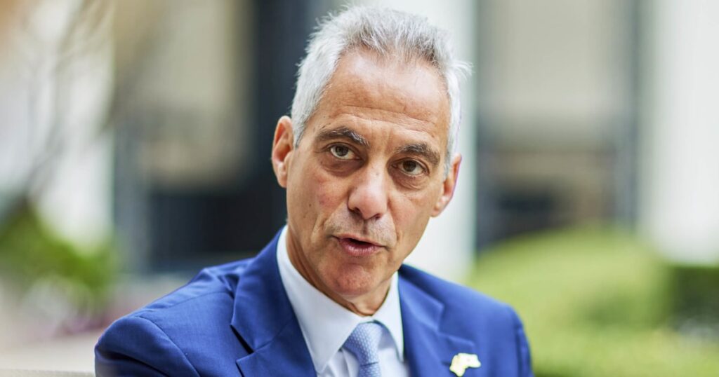 Rahm Emanuel confronts ‘awkward’ prospect of facing a home-state rival in the 2028 presidential race