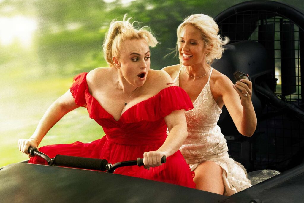 Rebel Wilson and Anna Camp played pranks on ‘Bride Hard’ set