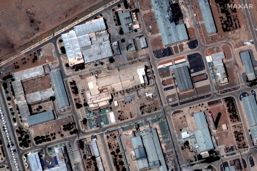 Satellite images show strikes' impact on Iran nuclear sites