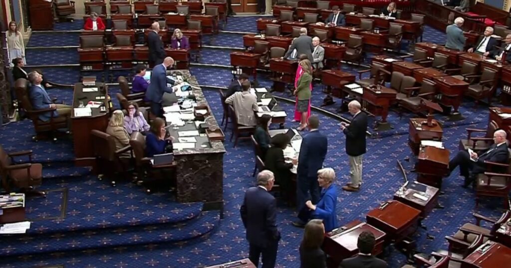 Senate holds ‘vote-a-rama’ for amendments to Trump spending bill