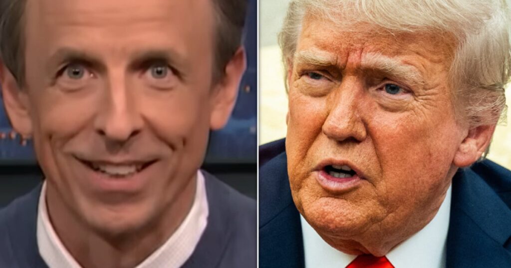 Seth Meyers Points Out Trump’s Hilarious Struggle With X-Rated Word