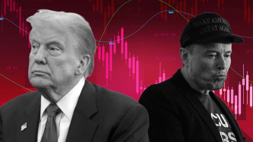 Tesla Stock Sinks As Trump And Musk’s Relationship Implodes