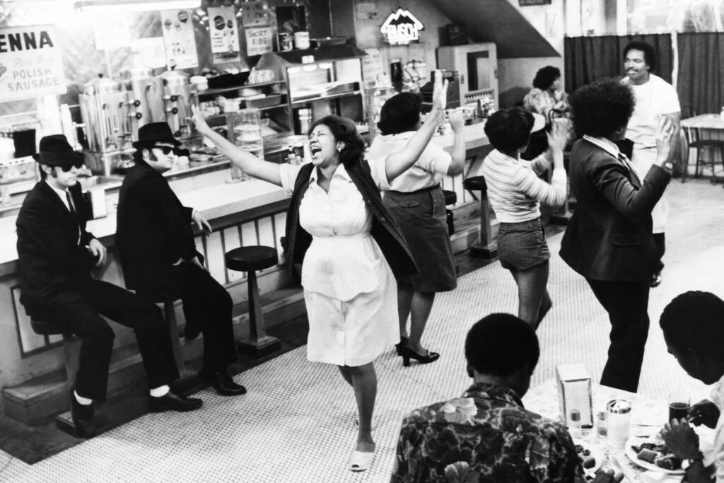 ‘The Blues Brothers,’ and its memorable scene with Aretha Franklin, is 45 years old this weekend