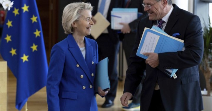 EU delays retaliatory tariffs on U.S. goods in hopes of Aug. 1 trade deal – National