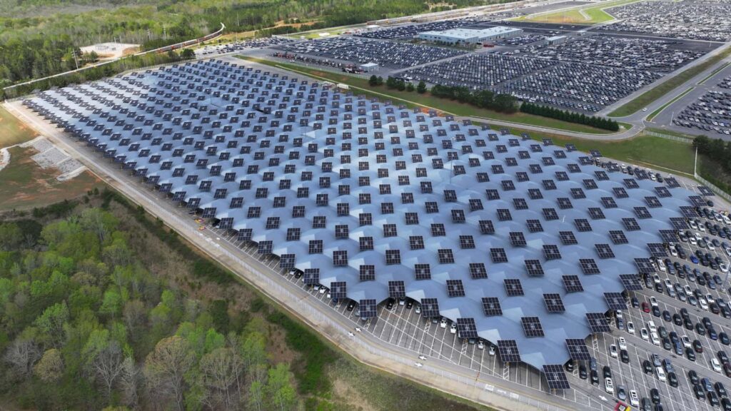 Kia Lost Millions To Hail In 2023. Its New Protection System Is A Solar Plant