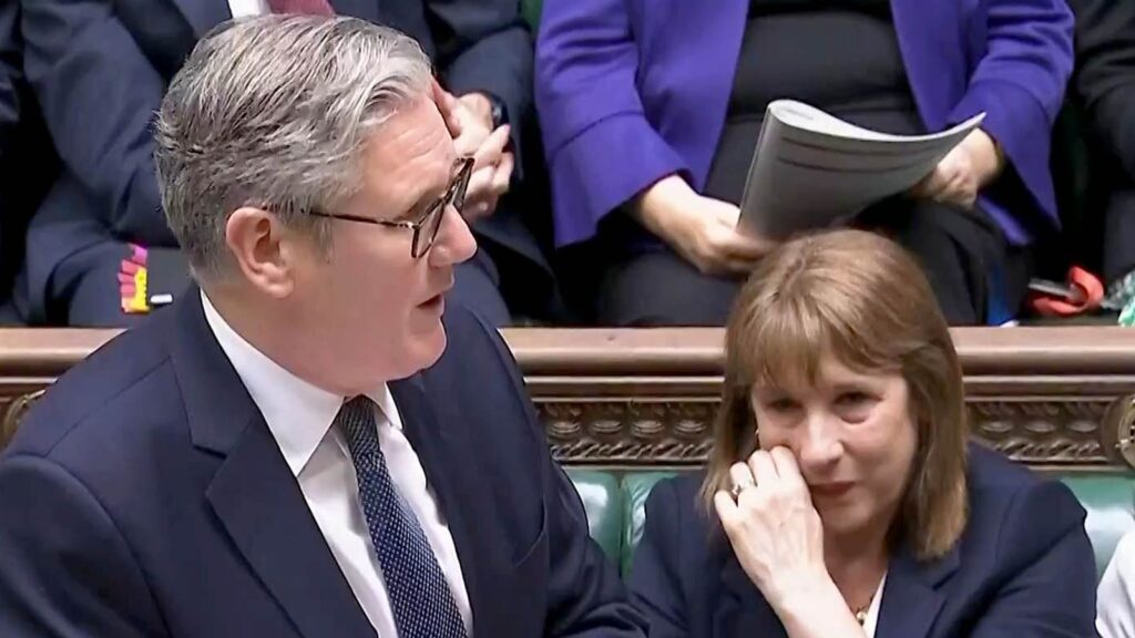 No 10 backs Chancellor Rachel Reeves and says she ‘is going nowhere’ after tearful appearance in Commons | Politics News