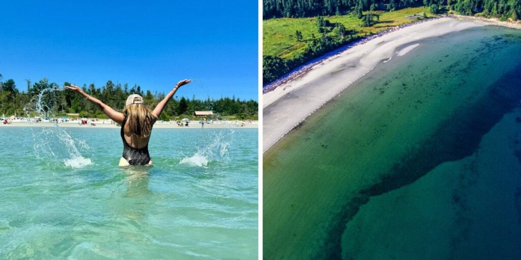 This dreamy island in BC has 1 km of ‘fine white sand beach’ and tropical-like water